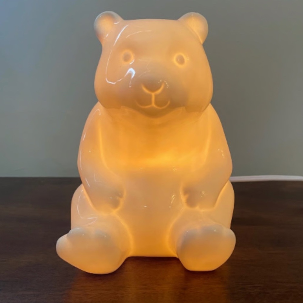 Pillowfort Bear Decor Night Light Table Lamp Target ~7”T